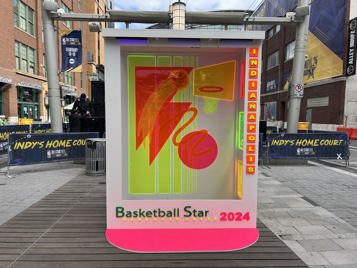 NBA All Star 2024 Signage Up All Around Indianapolis