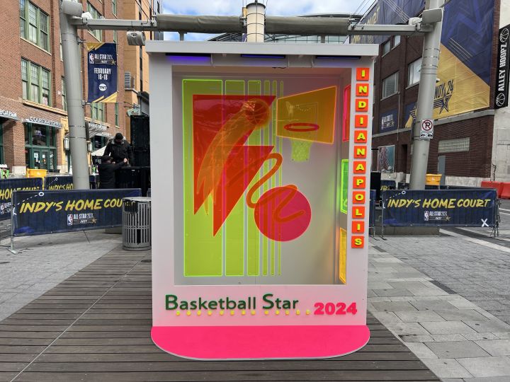 NBA All-Star 2024 Signage: Influencer art