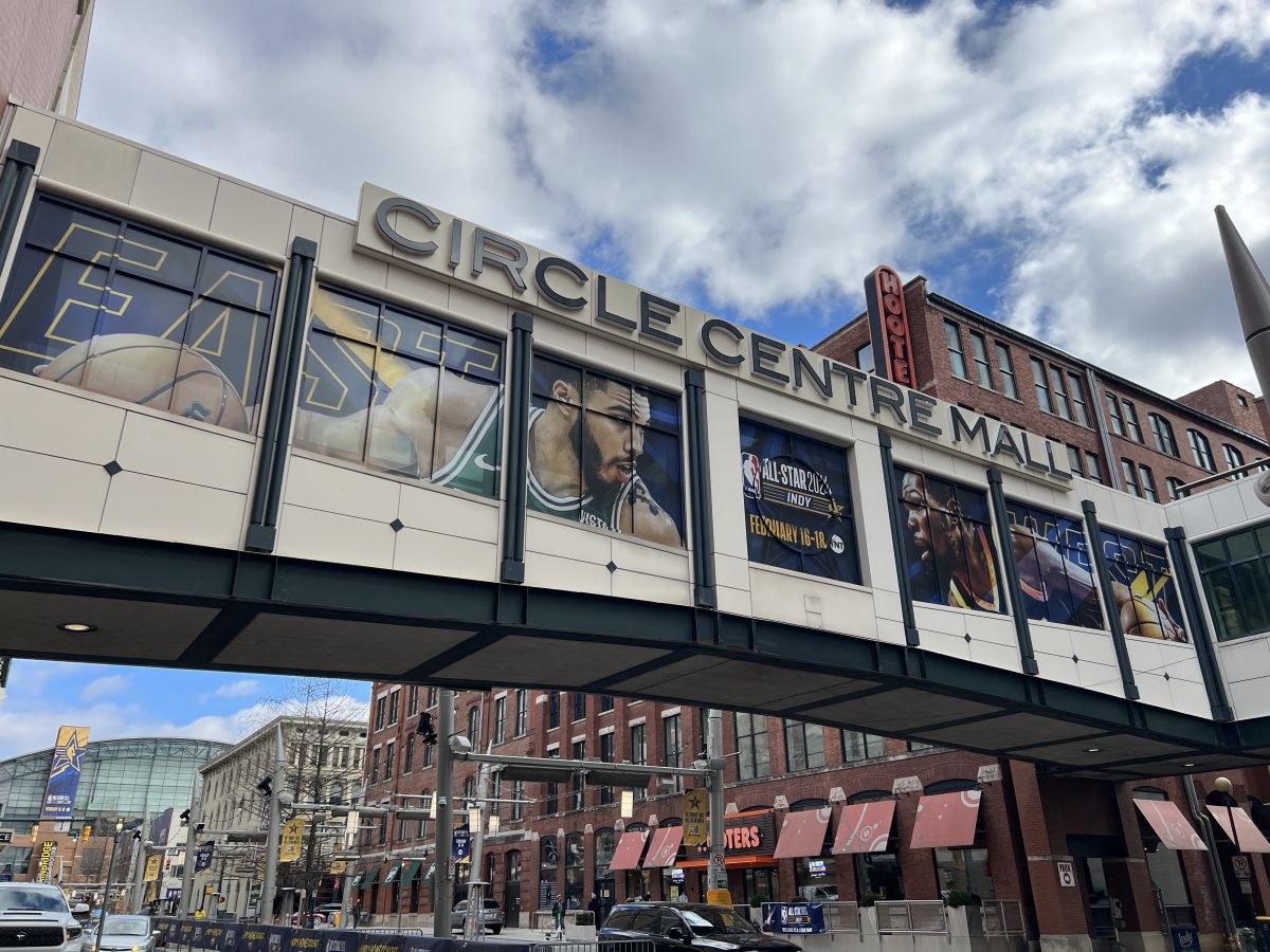 NBA All Star 2024 Signage Up All Around Indianapolis