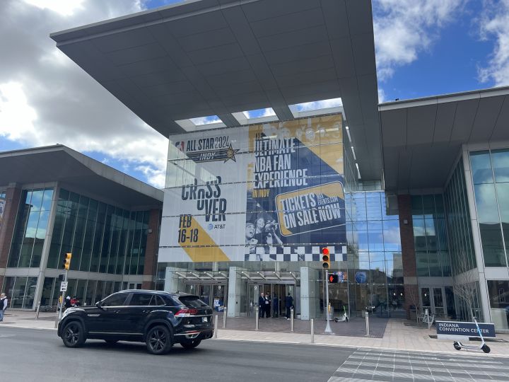 NBA All-Star 2024 Signage: Indiana Convention Center