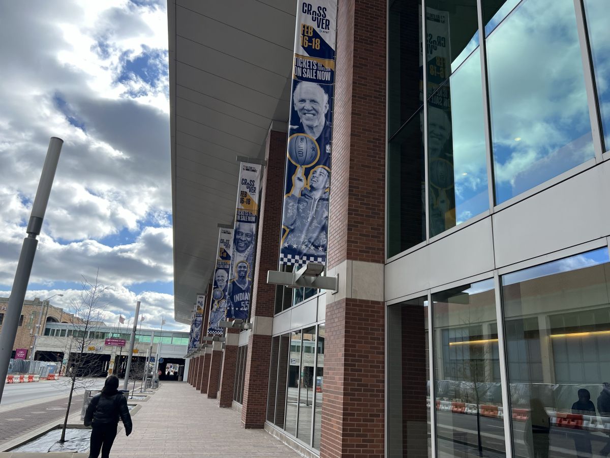 NBA All Star 2024 Signage Up All Around Indianapolis