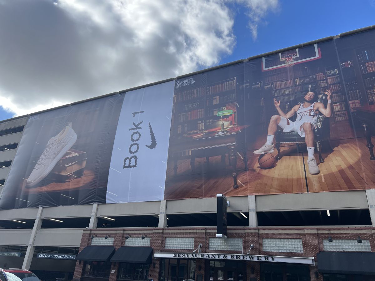 NBA All Star 2024 Signage Up All Around Indianapolis