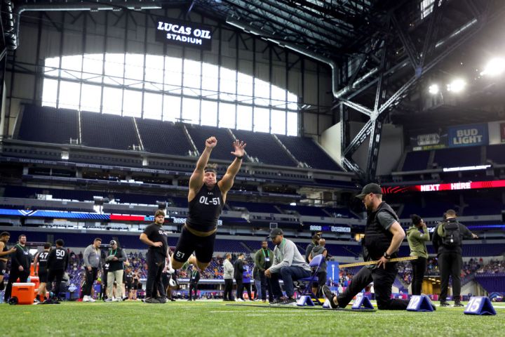 Who Recorded the Longest Broad Jump in NFL Scouting Combine History?