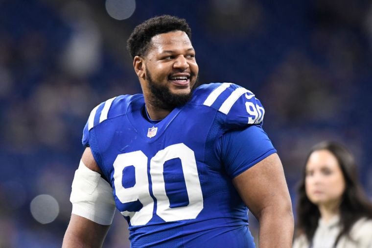 Defensive Line (16/9): Adetomiwa Adebawore, DeForest Buckner, Devonta Davis*, Samson Ebukam, Neville Gallimore, Eric Johnson II, Isaiah Land, Laiatu Latu, Tyquan Lewis, Desmond Little*, Durell Nchami, Kwity Paye, Tim Smith*, Grover Stewart, JT Tuimoloau*
