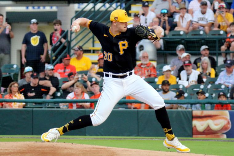 Paul Skenes Playing For The Pittsburgh Pirates During MLB Spring Training