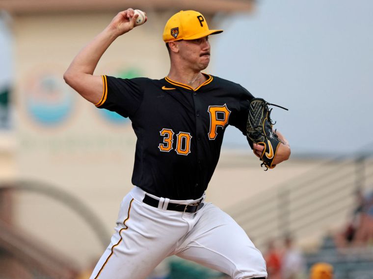 Paul Skenes Playing For The Pittsburgh Pirates During MLB Spring Training