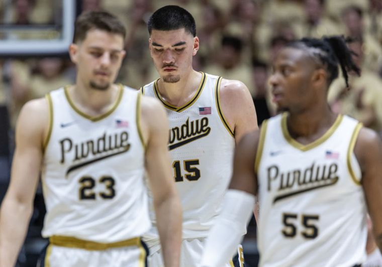 Photos of Zach Edey Because He Is "Just Tall"