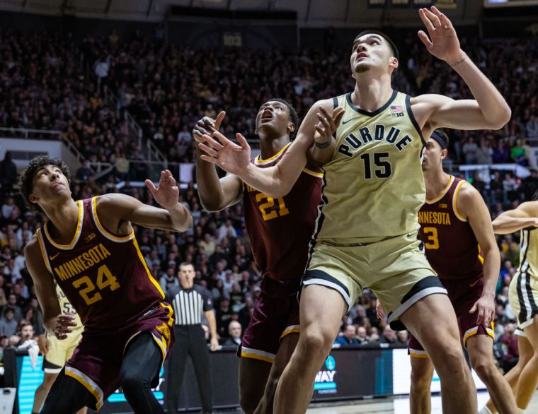 Photos of Zach Edey Because He Is "Just Tall"