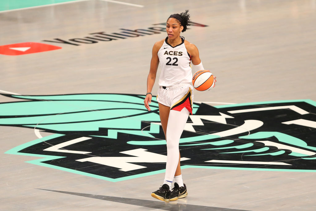WNBA: OCT 18 WNBA Finals - Las Vegas Aces at New York Liberty