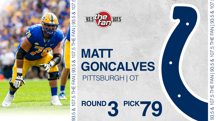 Matt Goncalves | OT | Pittsburgh - Round 3, Pick 79