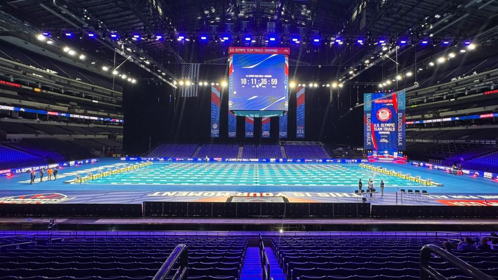 the 2024 U.S. Swim Trials is set to take place at Lucas Oil Stadium