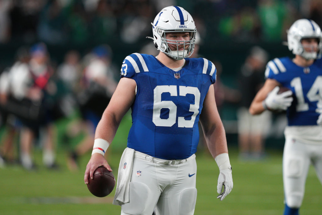 Offensive Line (13): Tanor Bortolini*, Blake Freeland*, Wesley French, Will Fries, Matt Gonclaves*, Arlington Hambright, Ryan Kelly, Lewis Kidd, Bernhard Raimann, Quenton Nelson, Danny Pinter, Josh Sills, Braden Smith, Dalton Tucker*, Jake Witt