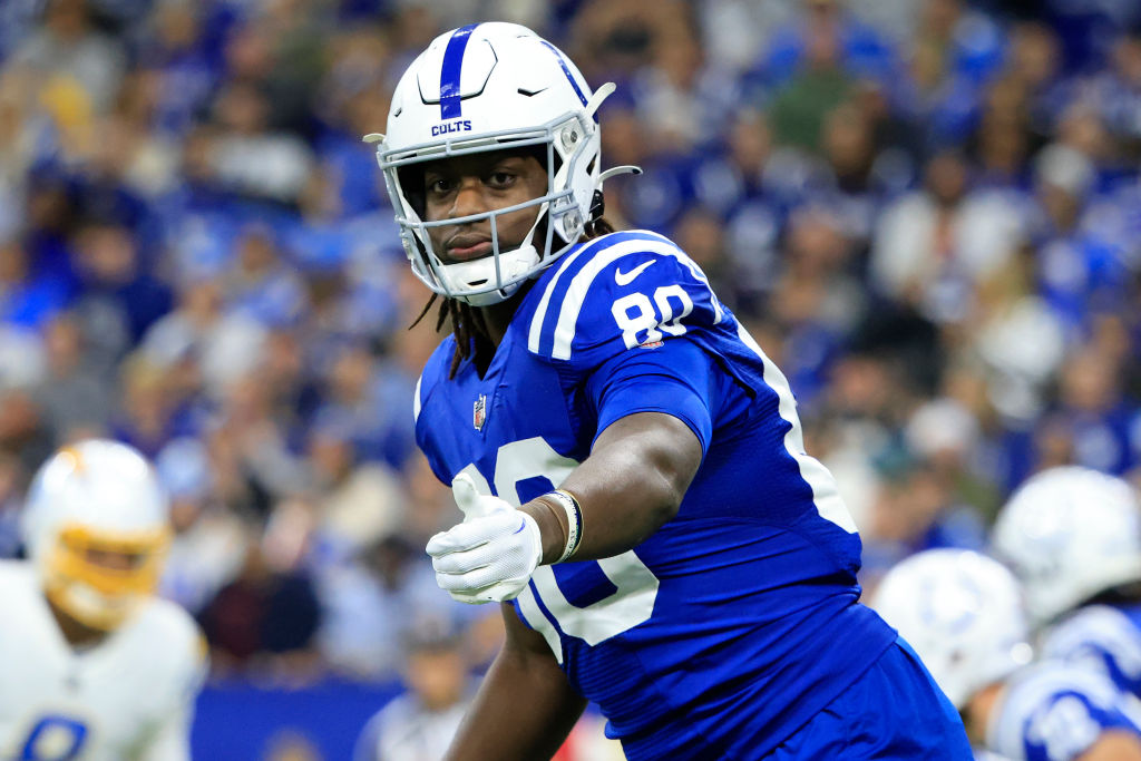 Tight Ends (7): Mo Alie-Cox, Kylen Granson, Will Mallory, Jordan Murray, Drew Ogletree, Eric Tomlinson, Jelani Woods