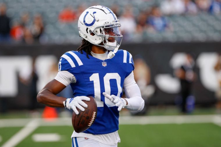 Wide Receivers (12/6) Ajou Ajou, Josh Downs, Ashton Dulin, Anthony Gould, Tyler Kahmann*, Adonai Mitchell, Coleman Owen*, Landon Parker*, Alec Pierce, Michael Pittman Jr., Blayne Taylor*, Laquon Treadwell