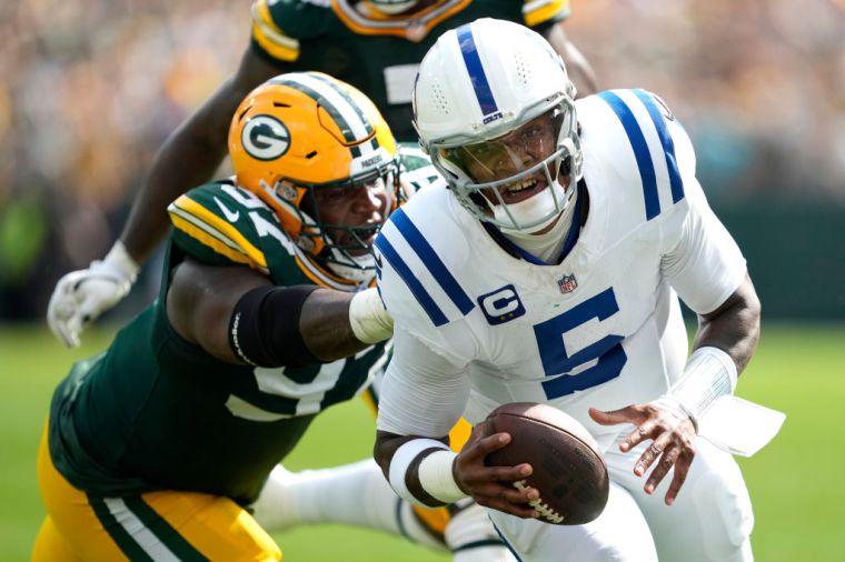 Anthony Richardson Struggles In Road Atmosphere: