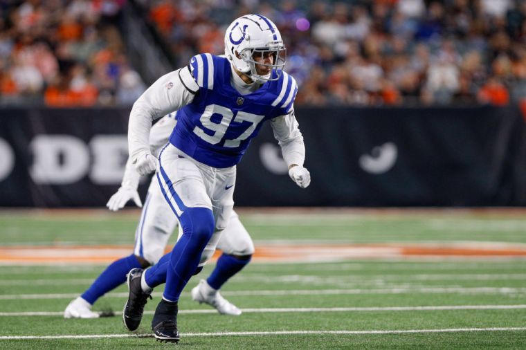 Defensive Line (15): Adetomiwa Adebawore, DeForest Buckner, Devonta Davis*, Samson Ebukam, Joe Evans*, Neville Gallimore, Isaiah Land, Laiatu Latu, Tyquan Lewis, Desmond Little*, Durell Nchami, Kwity Paye, Tim Smith*, Grover Stewart, JT Tuimoloau*