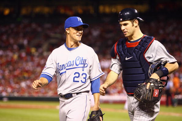 Zack Greinke and Joe Mauer