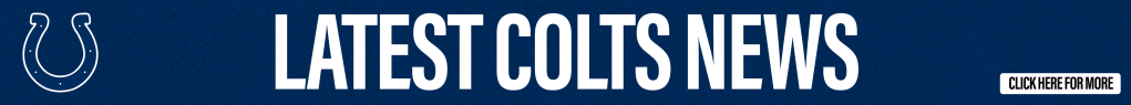 latest Colts news to be on Homepage banner Blue Colts