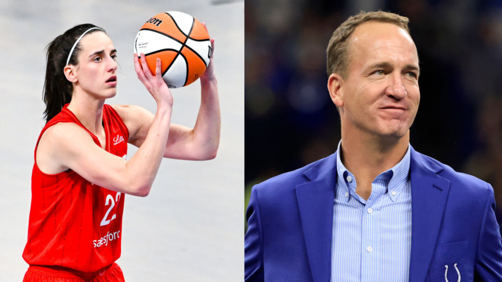WATCH: Caitlin Clark Teams Up With Peyton Manning For A Commercial