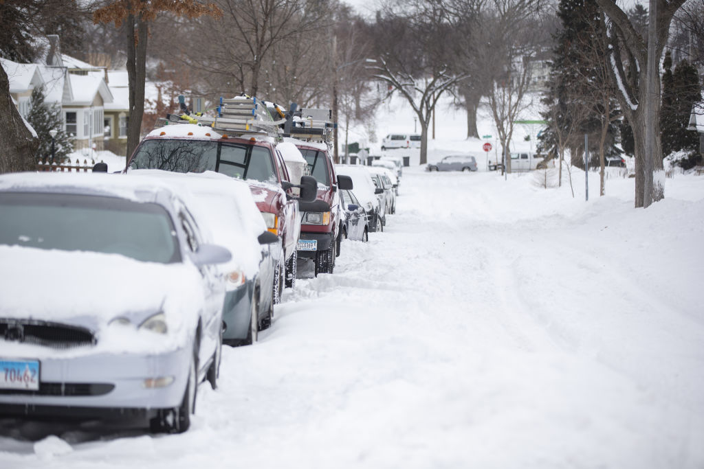Winter storm in Minneapolis