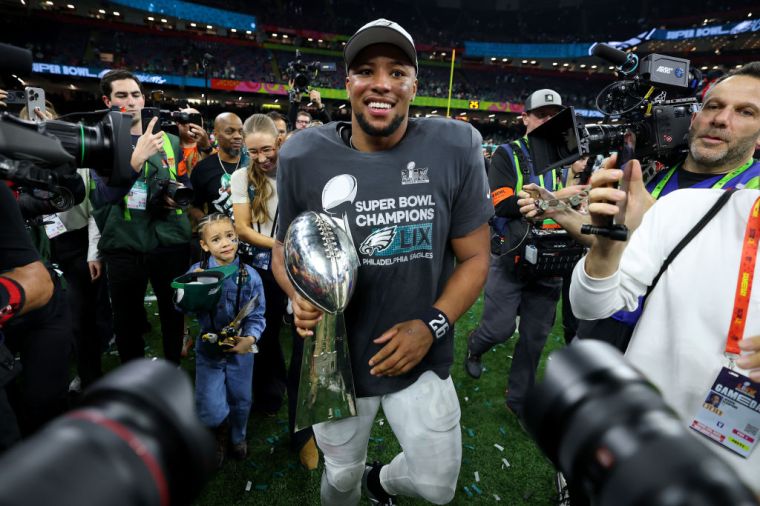 Saquon Barkley Wins First Super Bowl After Giants Trade