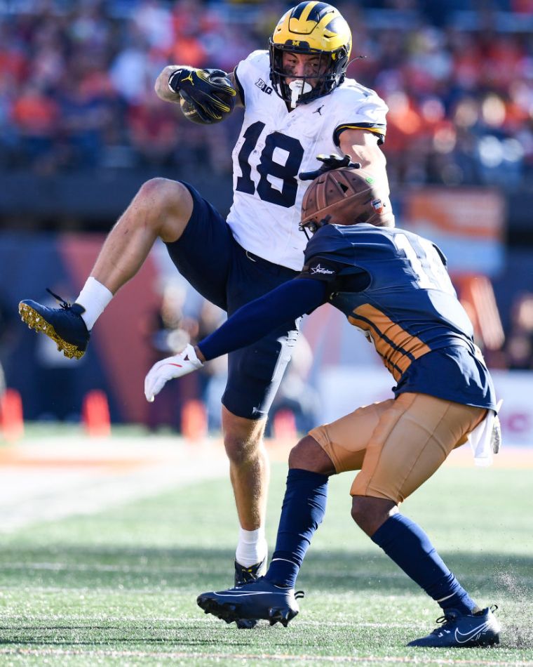 ESPN’s Jordan Reid: Pick No. 14: TE-Colston Loveland (Michigan)