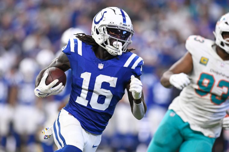 Wide Receivers (12/6) Ajou Ajou, Josh Downs, Ashton Dulin, Anthony Gould, Tyler Kahmann*, Adonai Mitchell, Coleman Owen*, Landon Parker*, Alec Pierce, Michael Pittman Jr., Blayne Taylor*, Laquon Treadwell