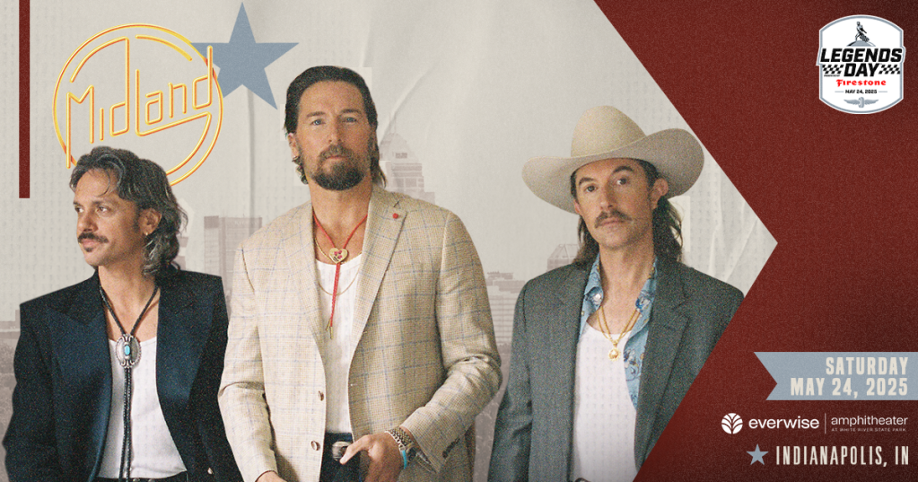 Firestone Legend’s Day presents Midland Everwise Amphitheater at White River State Park Saturday, May 24