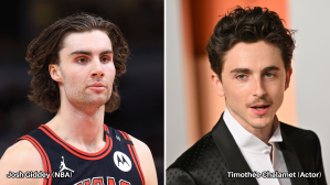 Josh Giddey (NBA) & Timothée Chalamet (Actor)