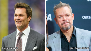 Tom Brady (NFL) & Matt Damon (Actor)