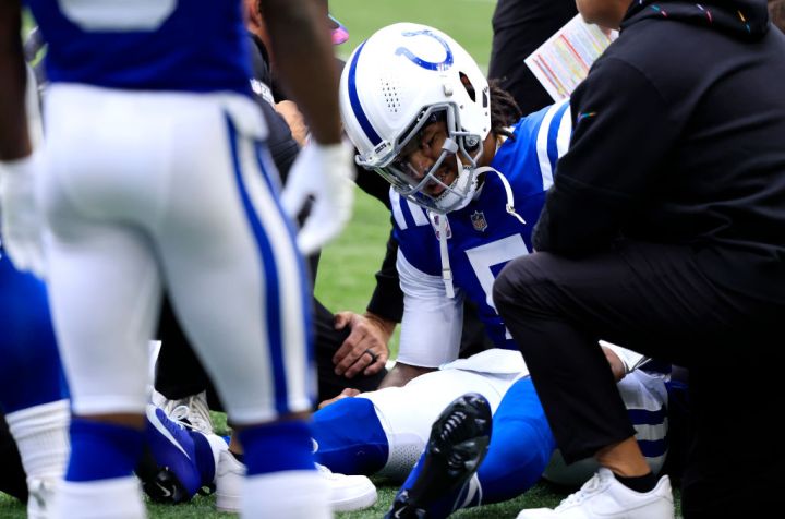 Injury 3 | Week 5 2023, Out for season | Sprained AC join in throwing shoulder