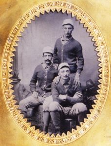 Cannonball Titcomb (standing)