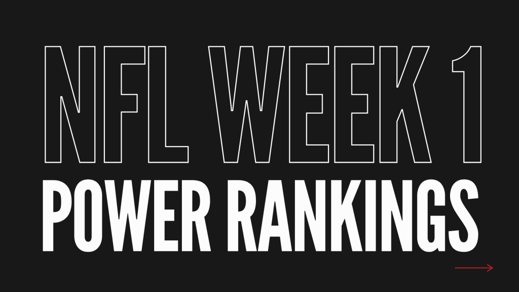 NFL Week 1 Power Rankings: Top 10 Teams May Surprise You