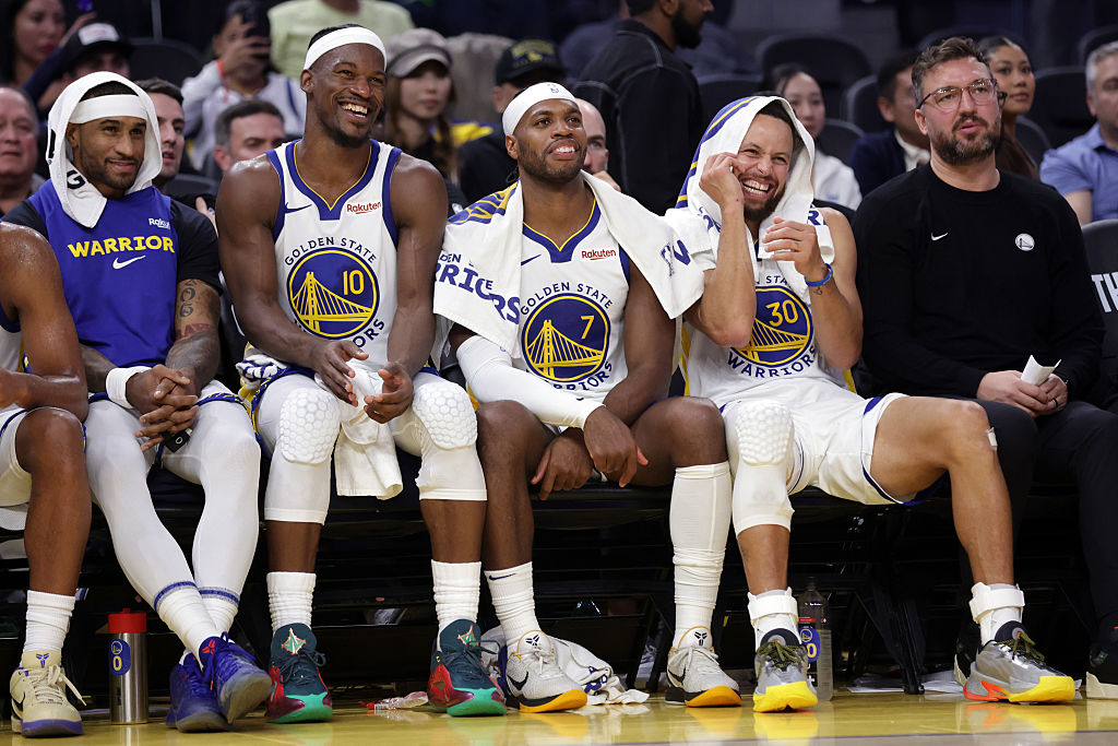 Golden State Warriors Play Los Angeles Clippers During NBA Game At Chase Center In San Francisco
