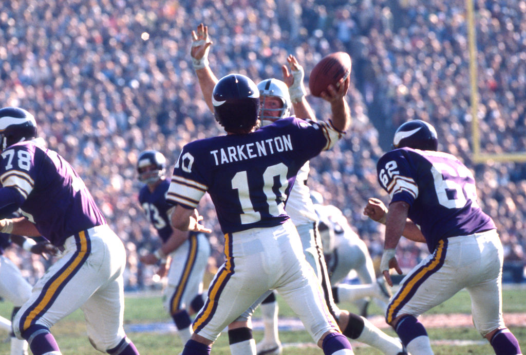 Fran Tarkenton in Super Bowl XI