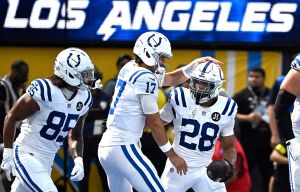 Indianapolis Colts defeated the Los Angeles Chargers 38-24 to win a NFL football game.