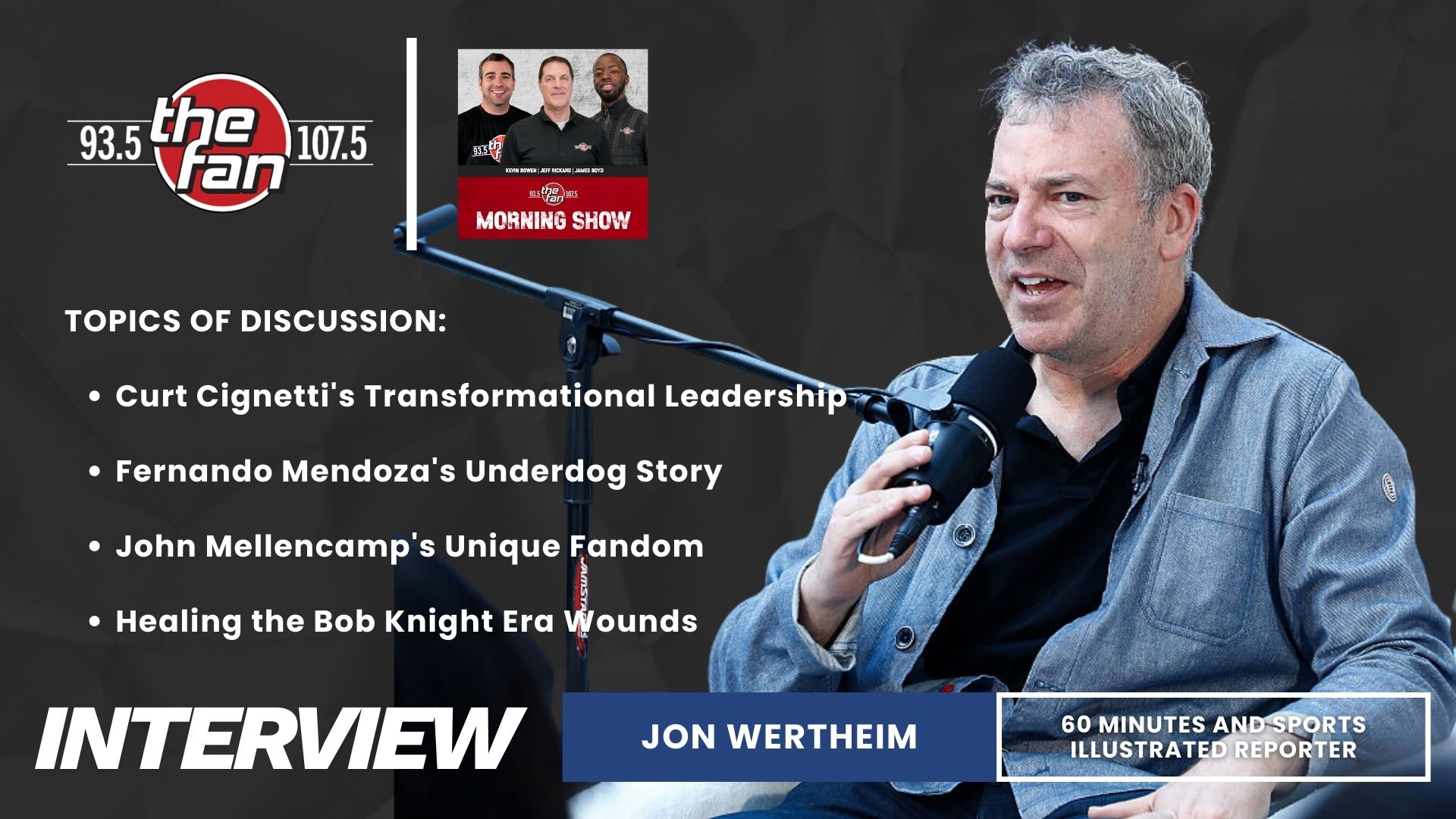 60 Minutes' Jon Wertheim on the Hoosiers' Historic Turnaround