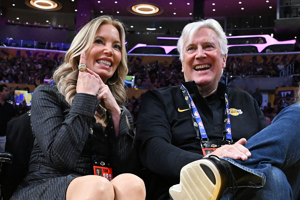Celebrities At The Los Angeles Lakers Game