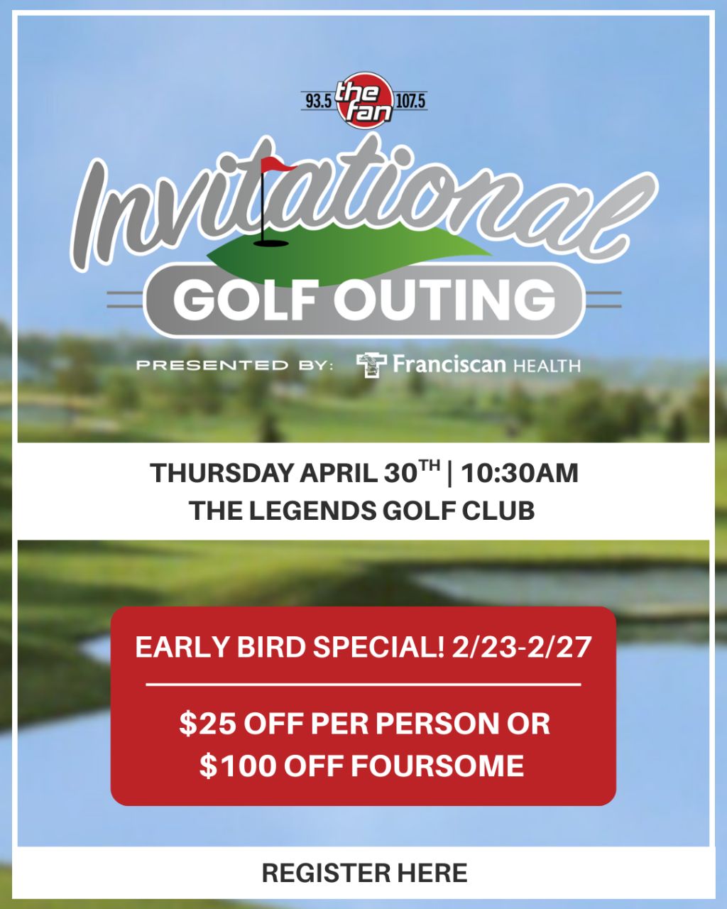 The Fan Invitational Golf Outing Presented by Franciscan Health | 2026