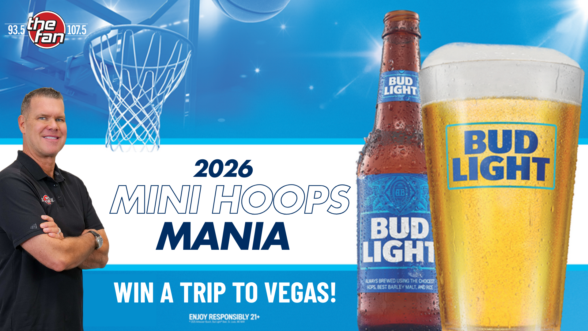 Bud Light Mini Hoops Mania with Jake Query