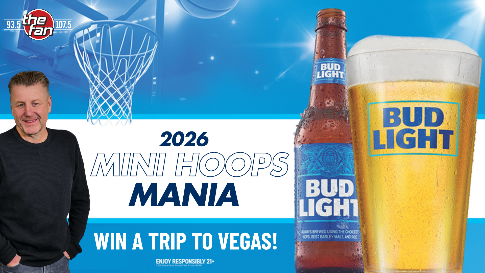 Bud Light Mini Hoops Mania with JMV