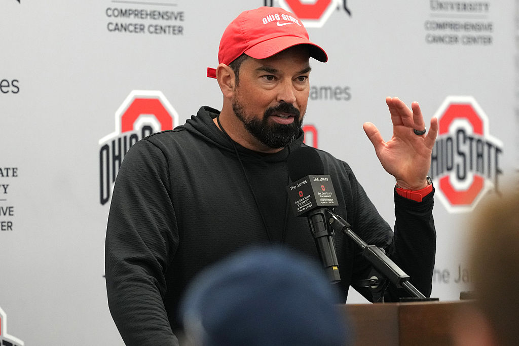 Ohio State Spring Practice And Press Conference