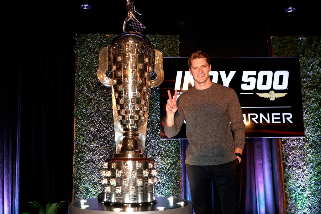AUTO: DEC 4 INDY 500 Winner Josef Newgarden Borg Warner Trophy Ceremony