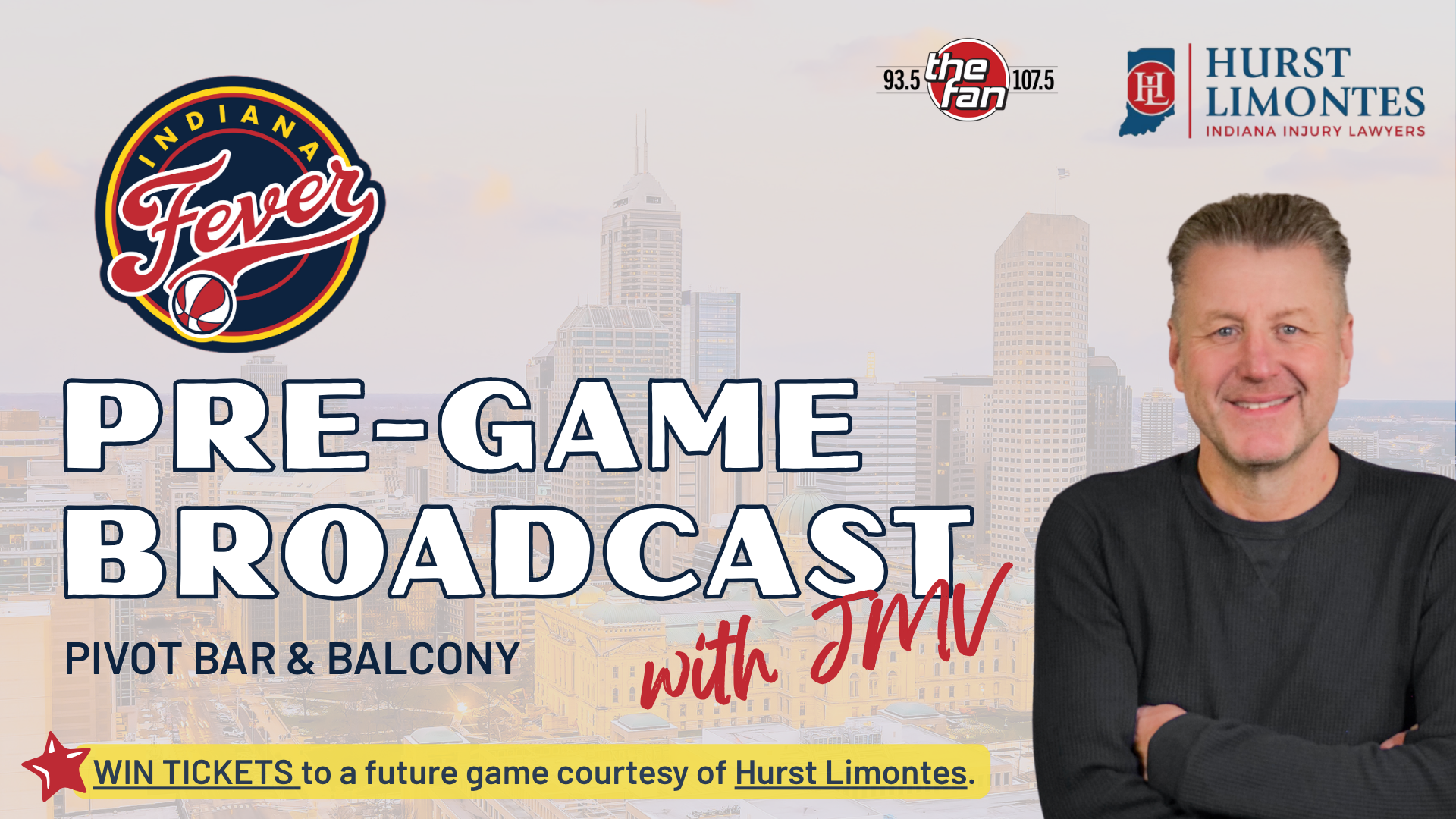 Fever Pre-Game - JMV Live Broadcast at Pivot Bar - Courtesy of Hurst & l