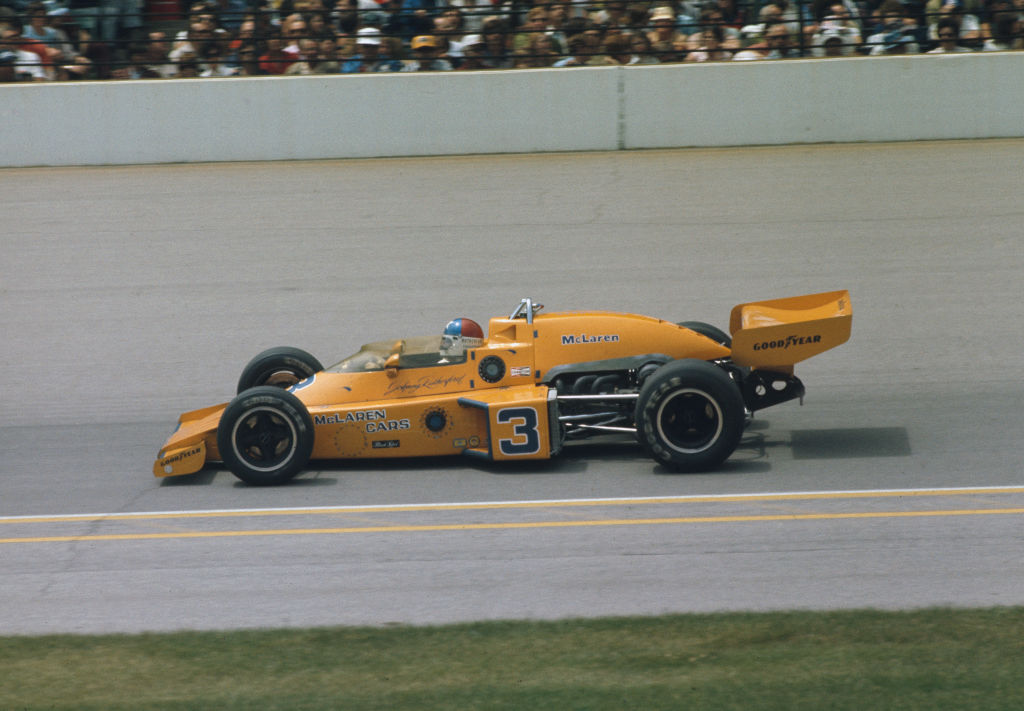 Johnny Rutherford Competing In Indianapolis 500