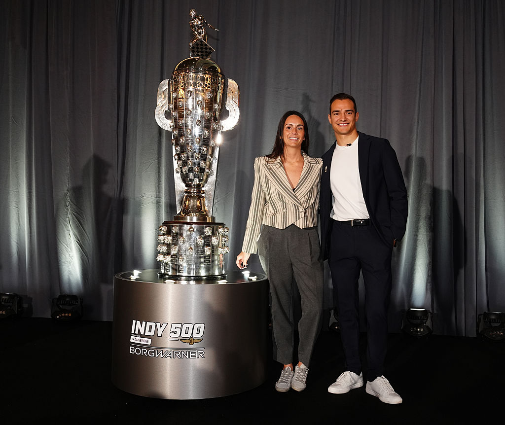 AUTO: NOV 19 INDY 500 WINNER ALEX PALOU BORG WARNER TROPHY CEREMONY