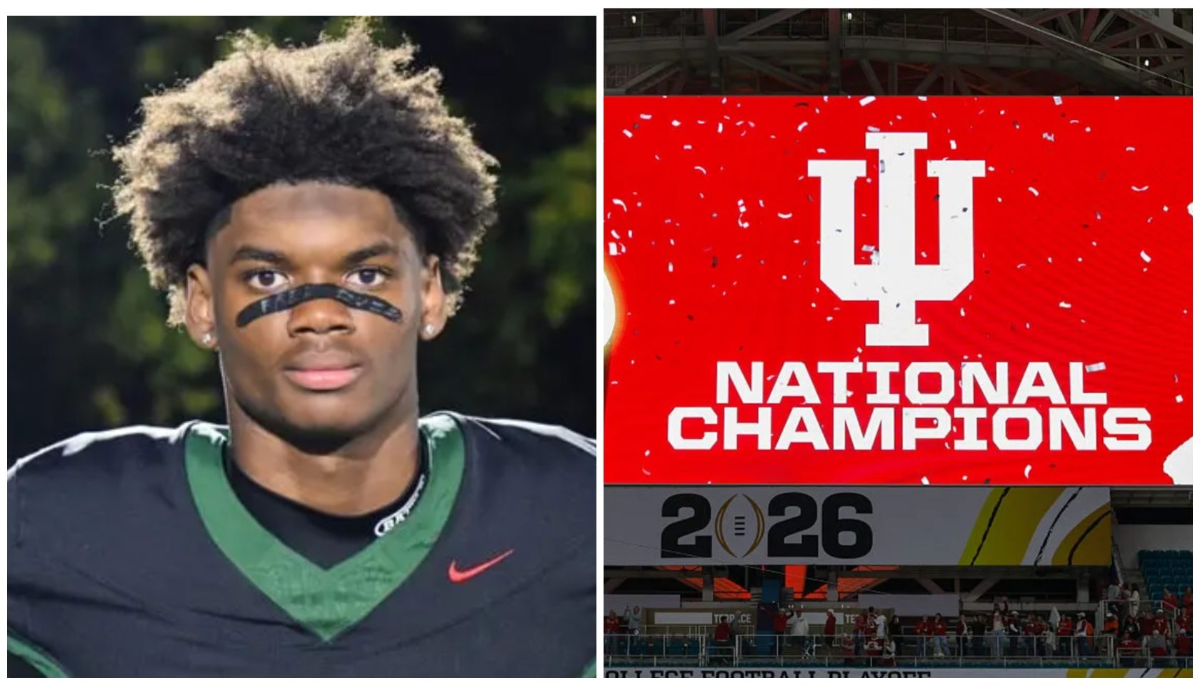 Image accompanying 1075 The Fan coverage of Monshun Sales' commitment to Indiana football